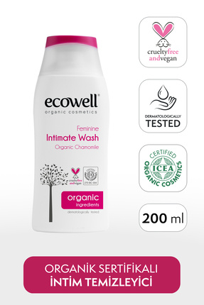 Organik Intim Temizleyici, Vegan, Genital Bölge Koku Önleyici, Ph Dengeleyici Yıkama Jeli, 200 ml Image 0