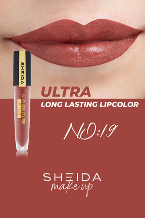 Long Lasting Uzun Süre Kalıcı Mat Likit Ruj - Yoğun Pigment & E Vitaminli Formül - No 19 Image 0