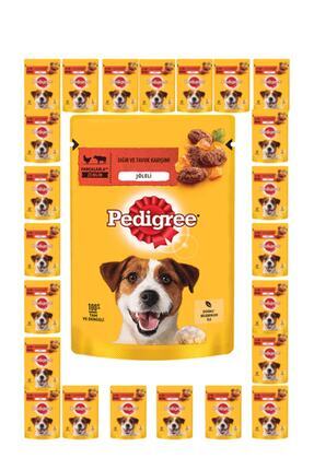 Sığırlı Ve Kuzulu Yetişkin Köpek Yaş Maması 24 X 100 gr Image 0