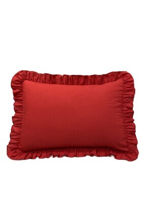 Home %100 Pamuklu Fırfırlı Yastık Kılıfı 50x70 Cm (1 ADET) Image 0