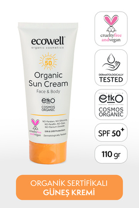 Organik Güneş Kremi Spf 50 110 gr Image 0