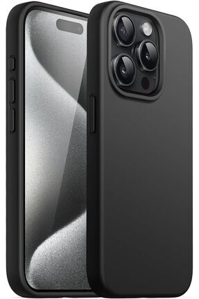 Iphone 16 PRO MAX Uyumlu Siyah Kamera Çıkıntılı Kapak Kılıf Image 0