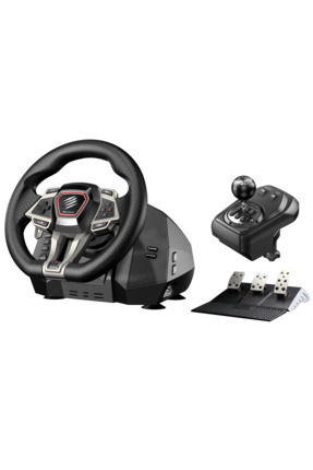 Mad Catz M.2.X PRO Yarış Direksiyonu, 900° Force Feedback, 3 Pedal + Vites, PC/PS4/Xbox Uyumlu Image 0
