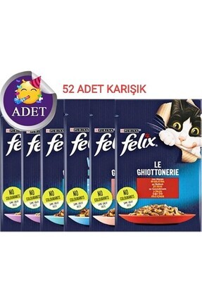 Karışık Yaş Kedi Maması 85 gr X 52 Adet Image 0