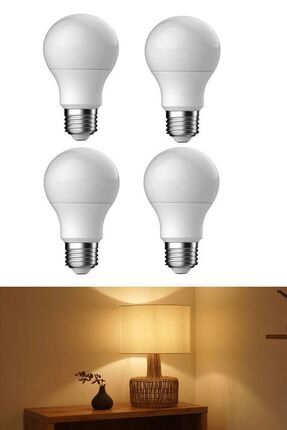 9w Gün Işığı Tasarruflu Led Ampul 4 Adet Image 0