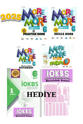 More And More 6.sınıf Practice Book Workbook Poster Hediyeli Image 0
