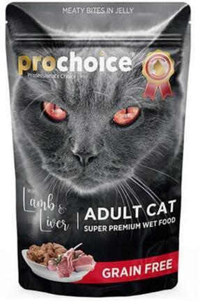 Pro Choice Tahılsız Kuzu Ve Ciğerli Yetişkin Konserve Kedi Maması 85 gr Image 0