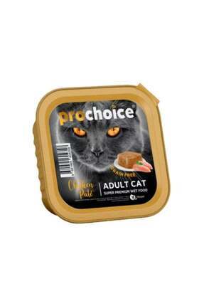 Pro Choice Tavuklu Tahılsız Ezme Yetişkin Kedi Konservesi 100 gr Image 0