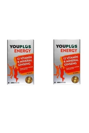Energy 12 Vitamin 8 Mineral Ginseng 30 Tablet - 2 Adet Image 0