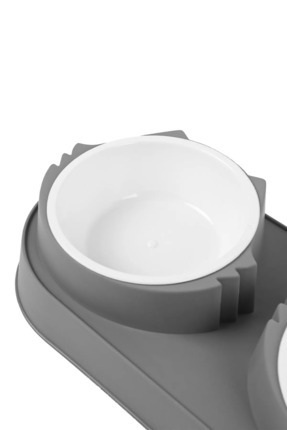 Kedi Ve Köpekler Için Ikili Mama Kabı Plastik Image 1