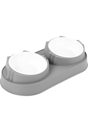 Kedi Ve Köpekler Için Ikili Mama Kabı Plastik Image 0