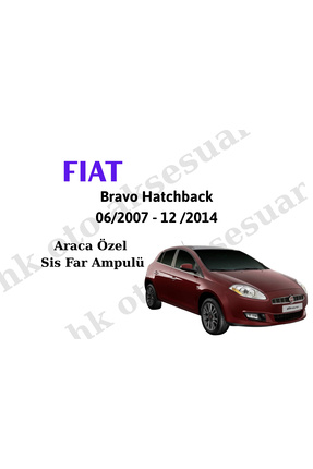 Fiat Bravo HatchBack 06/2007 - 12/2014 Araca Özel Sis Ampulü h11 Image 0
