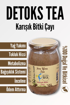 For You Tea Kilo Vermeye Yardımcı Detox Karışık Bitki Çayı ( Detoks Çay ) Image 0