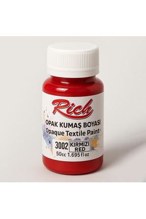 Opak Kumaş Boyası - Opaq Textile Paint 50 Cc - Kırmızı Red 3002 Image 0