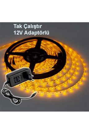 Şerit Led Adaptörlü Tak Çalıştır Mutfak Dolabı Ledi Image 0