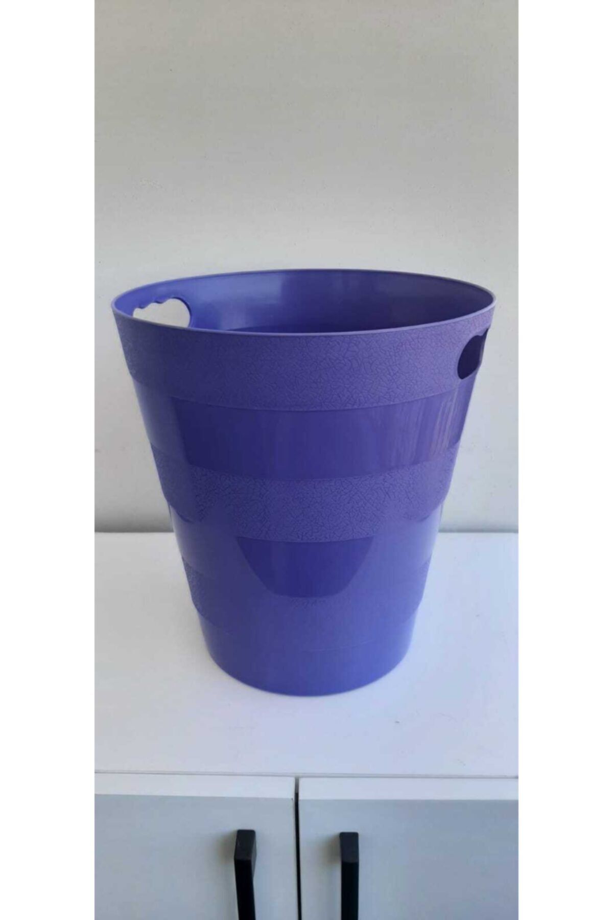 Poliwork Plastik Patates Soğan Kovası / Çöp Kovası / Çok Amaçlı Kova Ev/ofis 12,5 Lt Mor