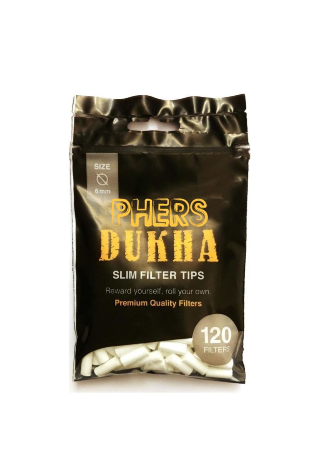 Phers Dukha Tutun Filtresi 6 Mm Slim - Pamuk Filtre