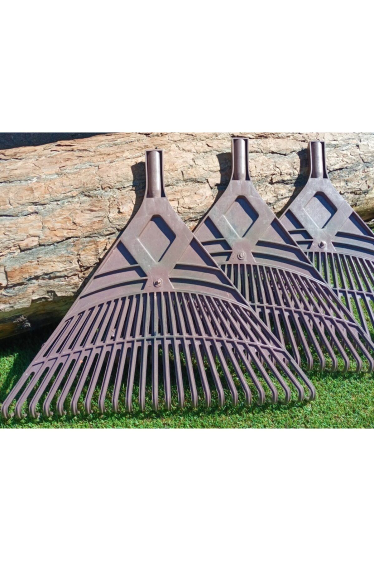 Doğalsan Tarım Tırmık 24 Diş Plastik Tırmık Yaprak Tırmık Çim Tırmığı Toplama Tırmığı Bahçe Tırmığı