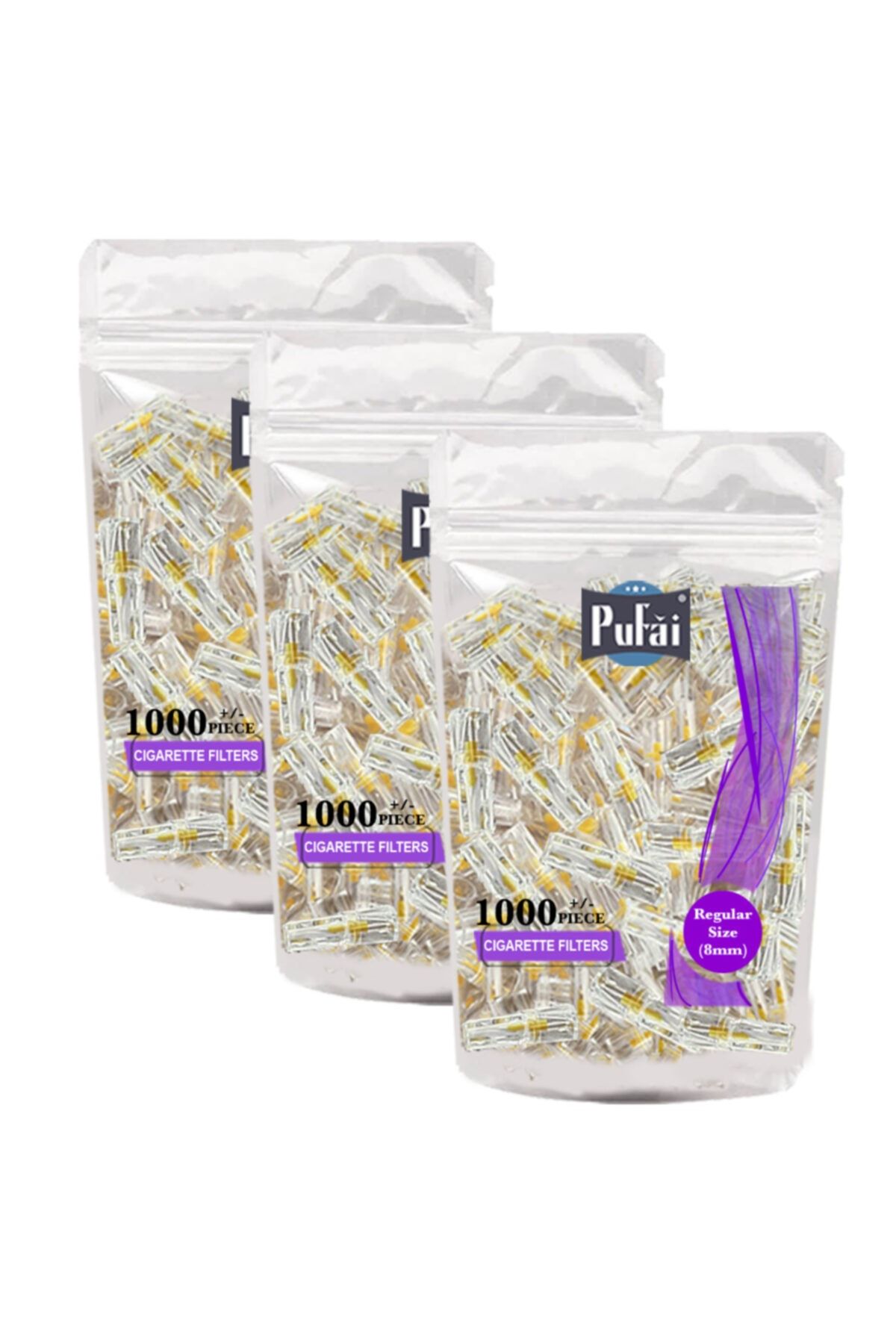 Pufai Sigara Filtresi 1000'li x 3 Paket