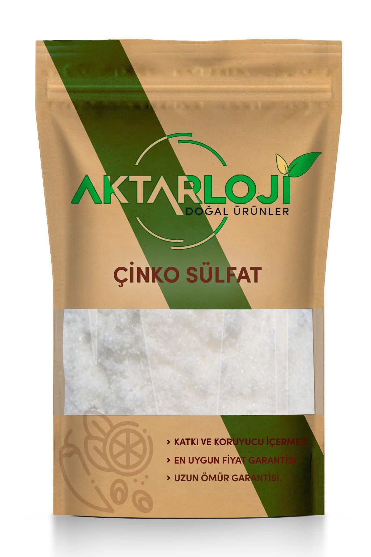aktarloji 3 Kg Çinko Sülfat Gübresi Çinko Sülfat Heptahidrat Çinko Tuzu