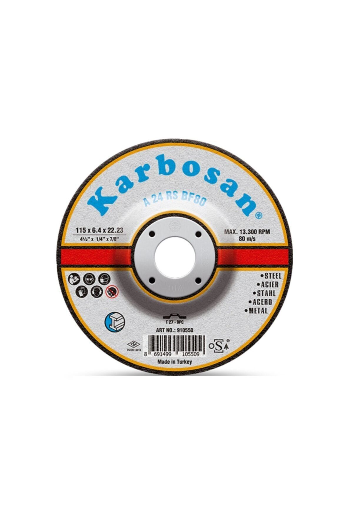 KARBOSAN 115*6.4*22 Metal Taşlama