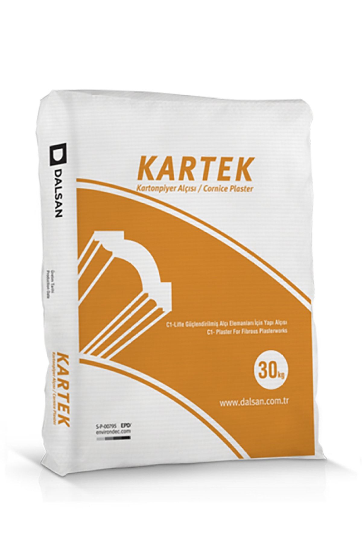 DALSAN Lafarge Kartek Kartonpiyer Alçı (1. KALİTE) Tamir Tadilat Alçısı 9 Kg.