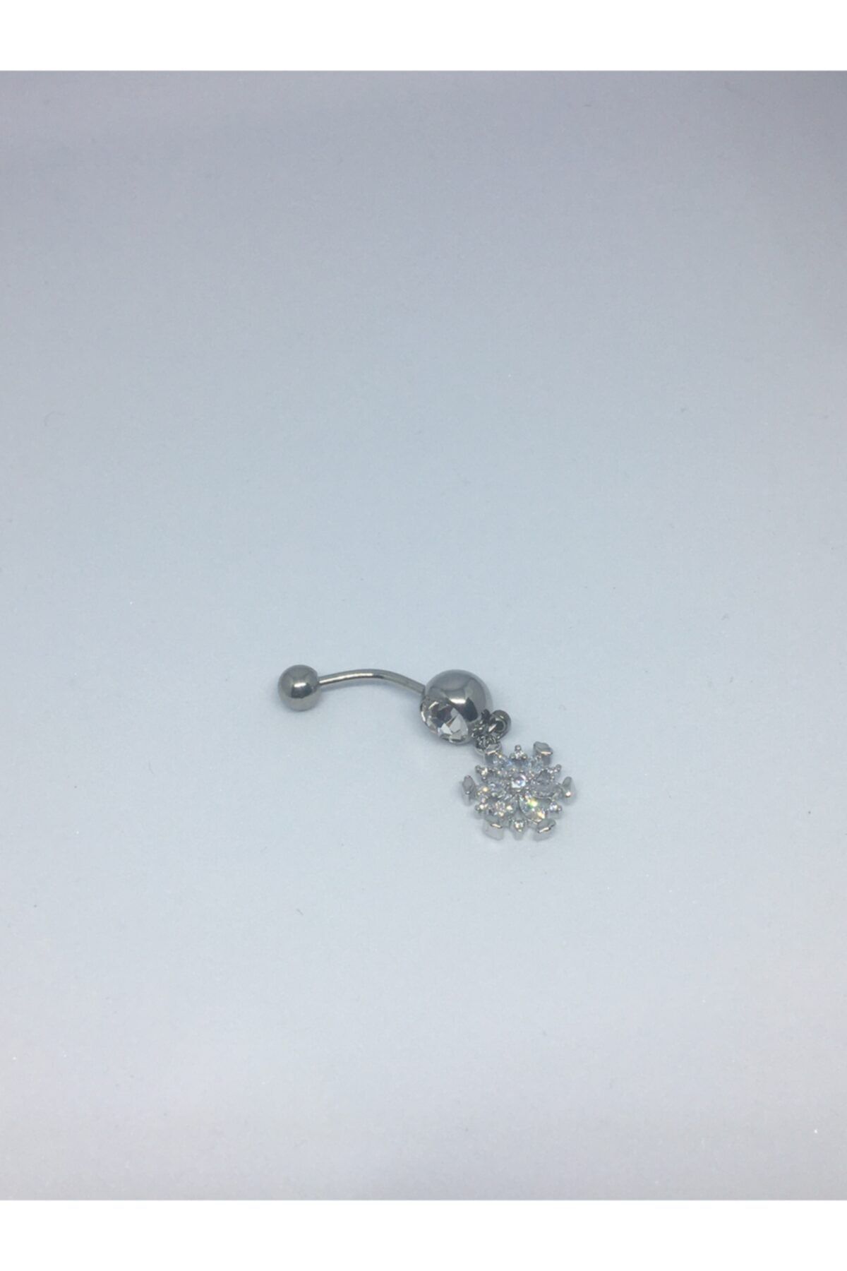 silmarilthegreatjewelry Kadın Kar Tanesi Detaylı Göbek Piercing