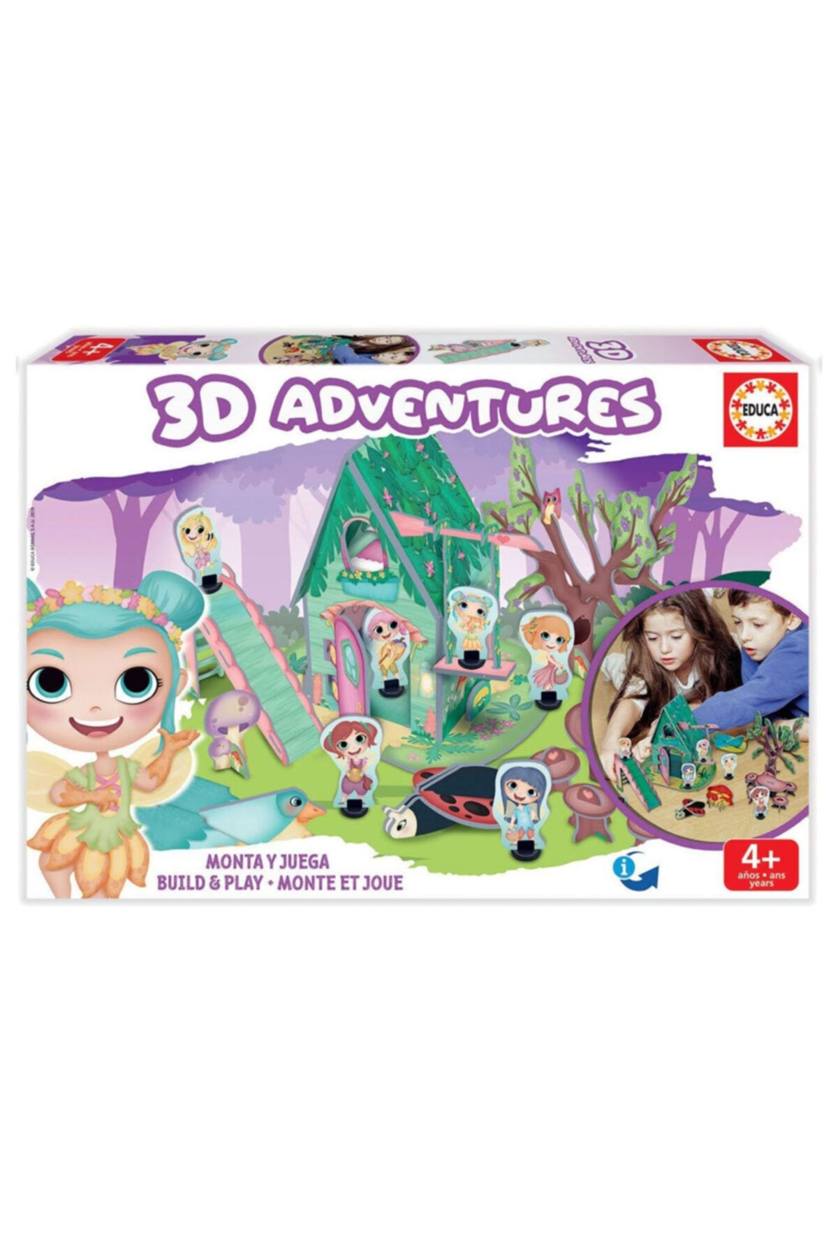 EDUCA 3 Boyutlu Peri Maceraları Puzzle Seti 18229