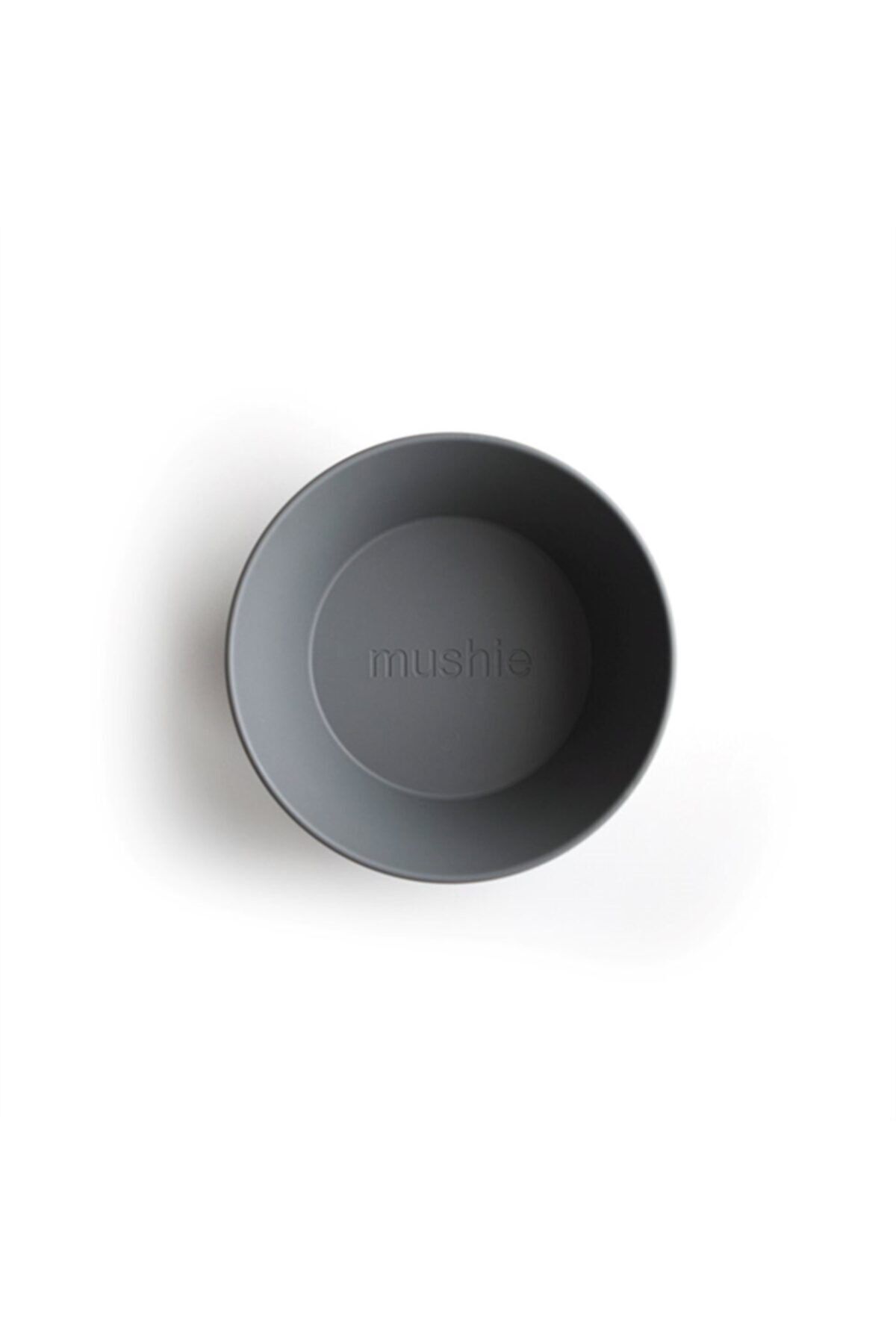 Mushie Dinner Bowl Single Round Smoke - Yuvarlak Kase Tekli Duman Rengi