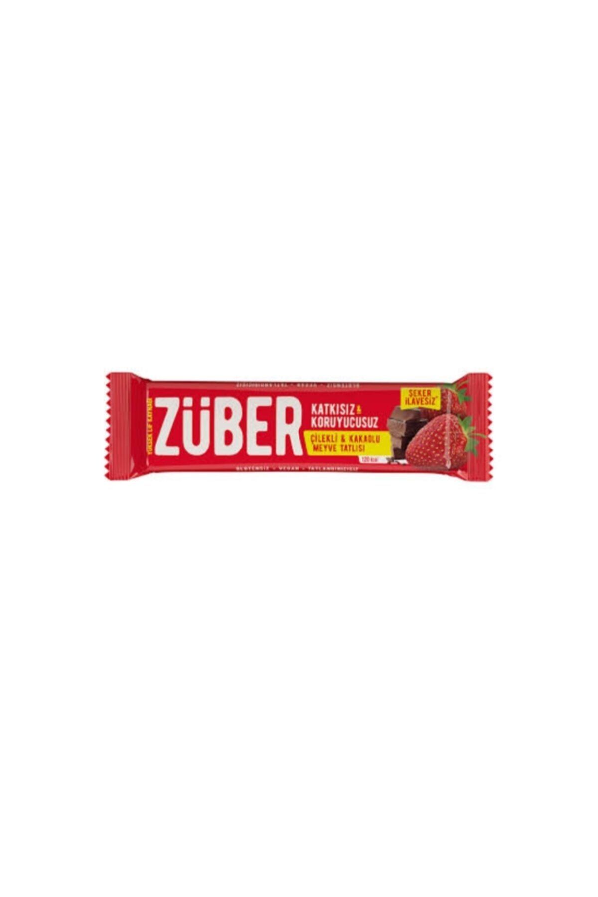 Züber Çilekli&kakolu Meyveli Bar 40 Gr Vegan,glutensiz ,şeker Ilavesiz