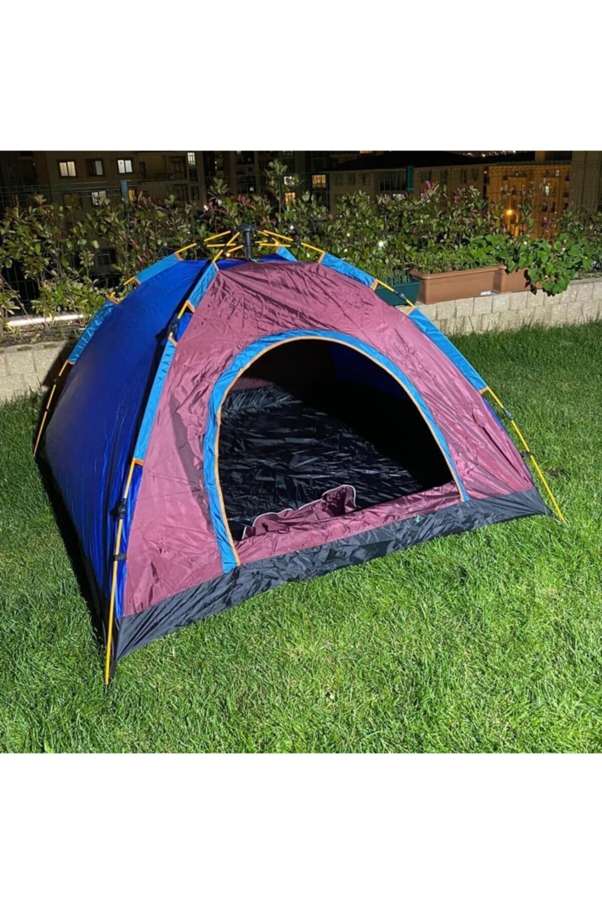 RELIES STORE Otomatik Kurulumlu Kamp Çadırı 4-5 Kişilik (200x200)