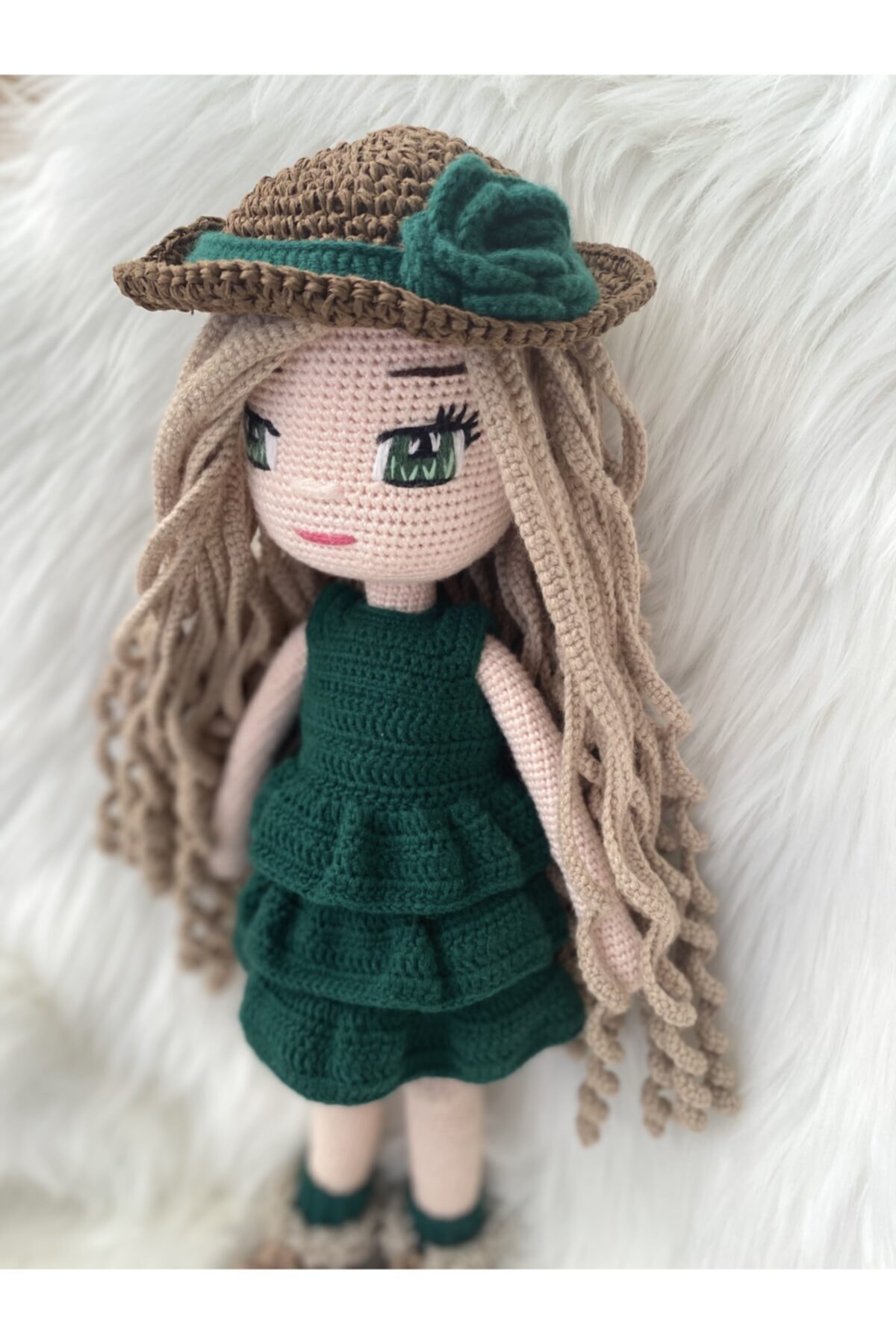 Holiday Linakız Amigurumi Bebek