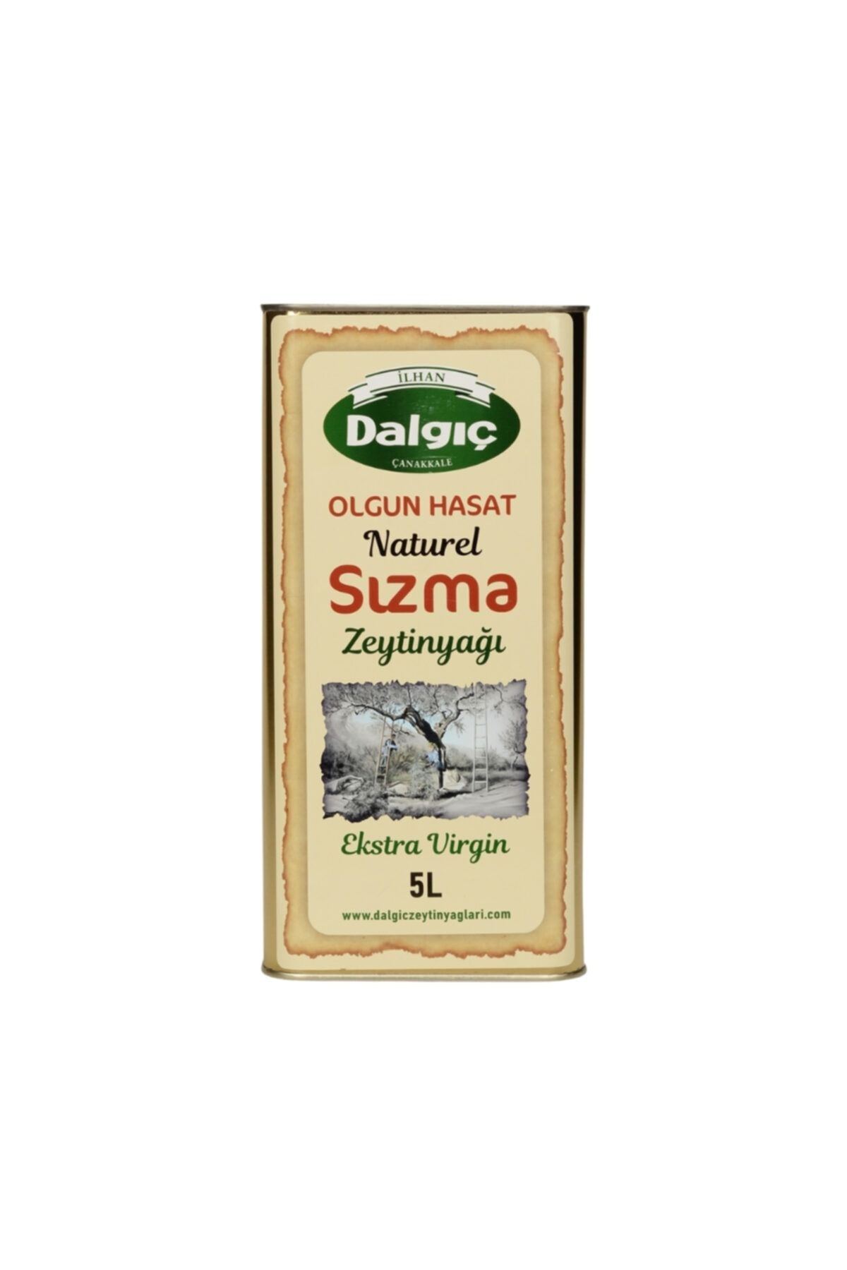 DALGIÇ ZEYTİNYAĞI Olgun Hasat Sızma Zeytinyağı 5 lt
