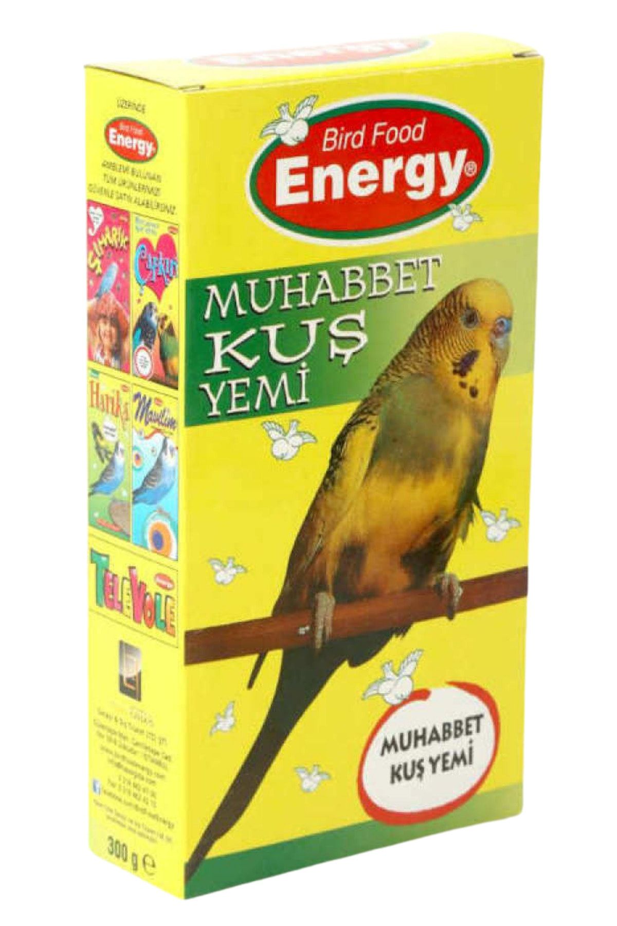 Energy Muhabbet Kuşu Yemi 300 gr 10 Kutu