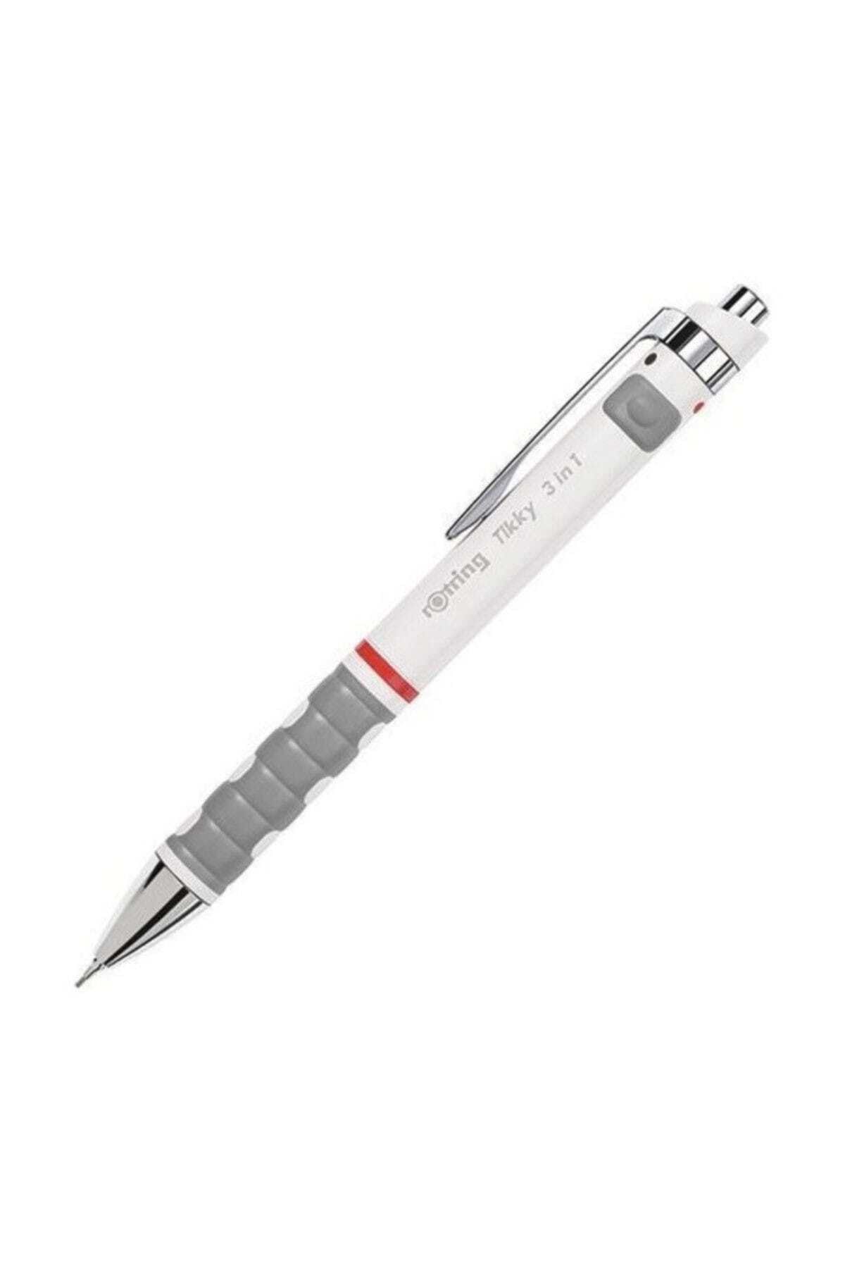 Rotring Tikky 3İn1 Beyaz 0.5 Versatil Siyah-Kırmızı 1904451