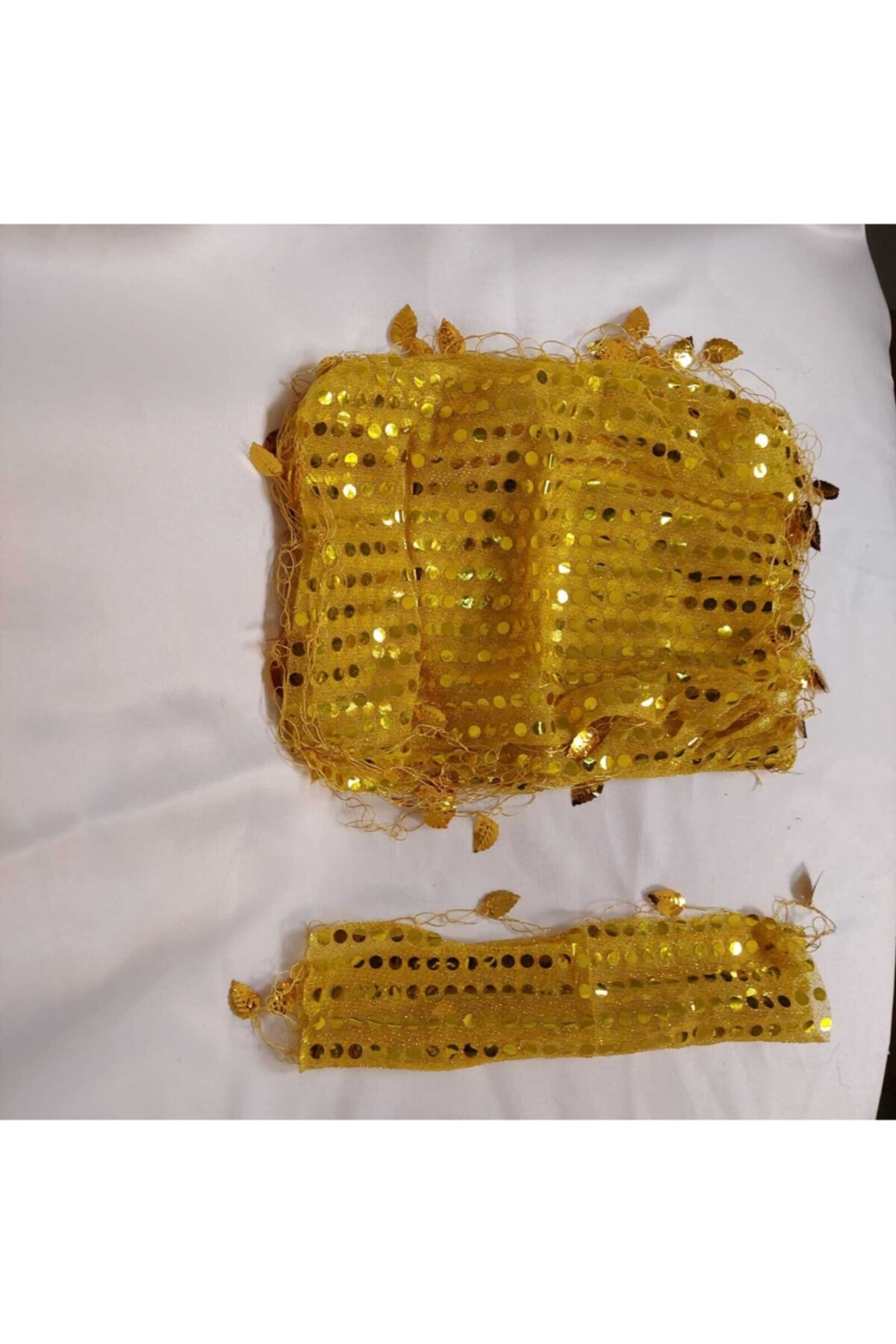 Aker Hediyelik Gold Halay Mendili Özel 70 Tane Gelin Nedime Lüks Pullu Halay Mendili Kına Halay Mendilleri