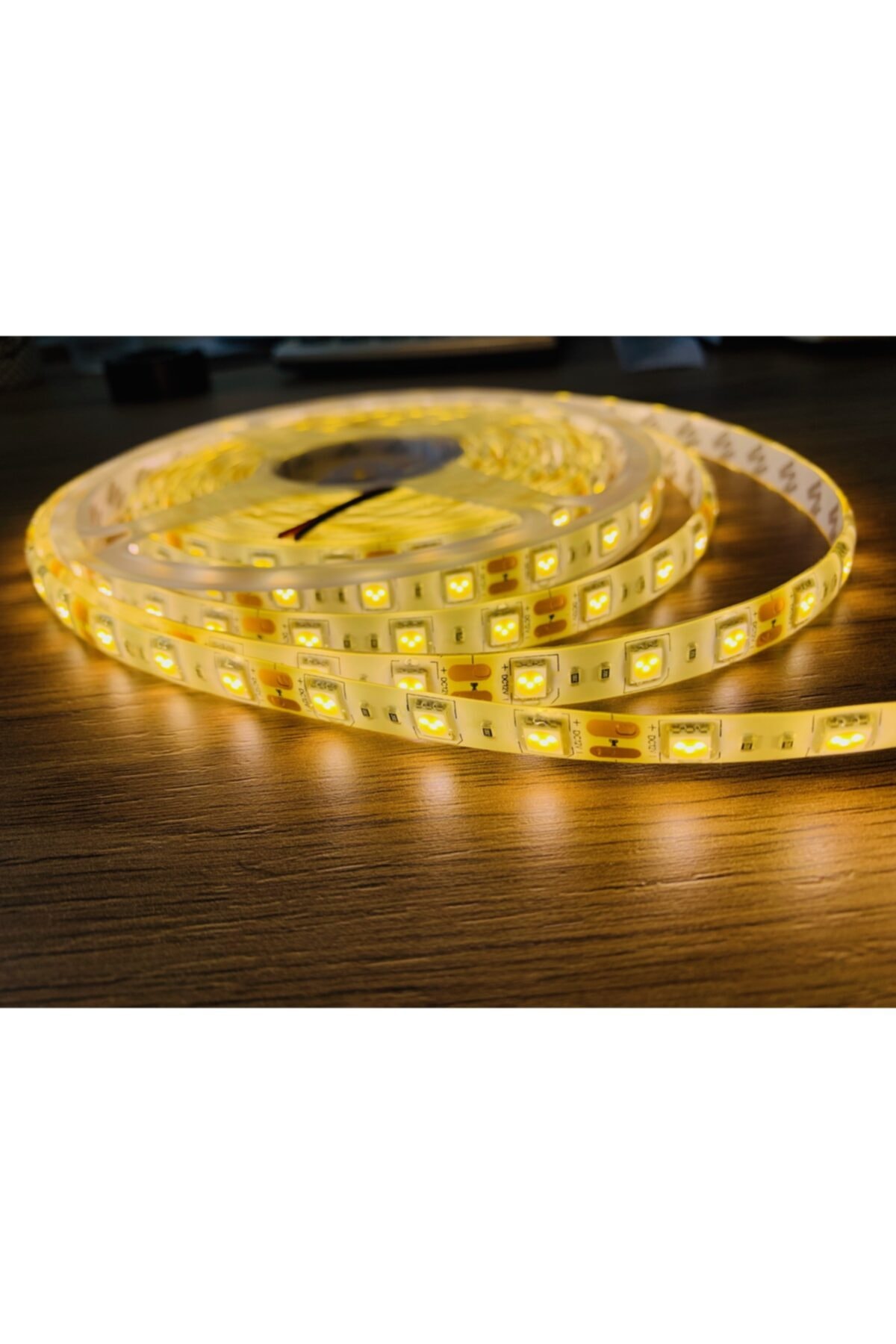 ATAELEKTRONİK Kaliteli Günışığı 5mt 3 Çip Dış Mekan Silikonlu Şerit Led Banyo Aydınlatma 5 Metre
