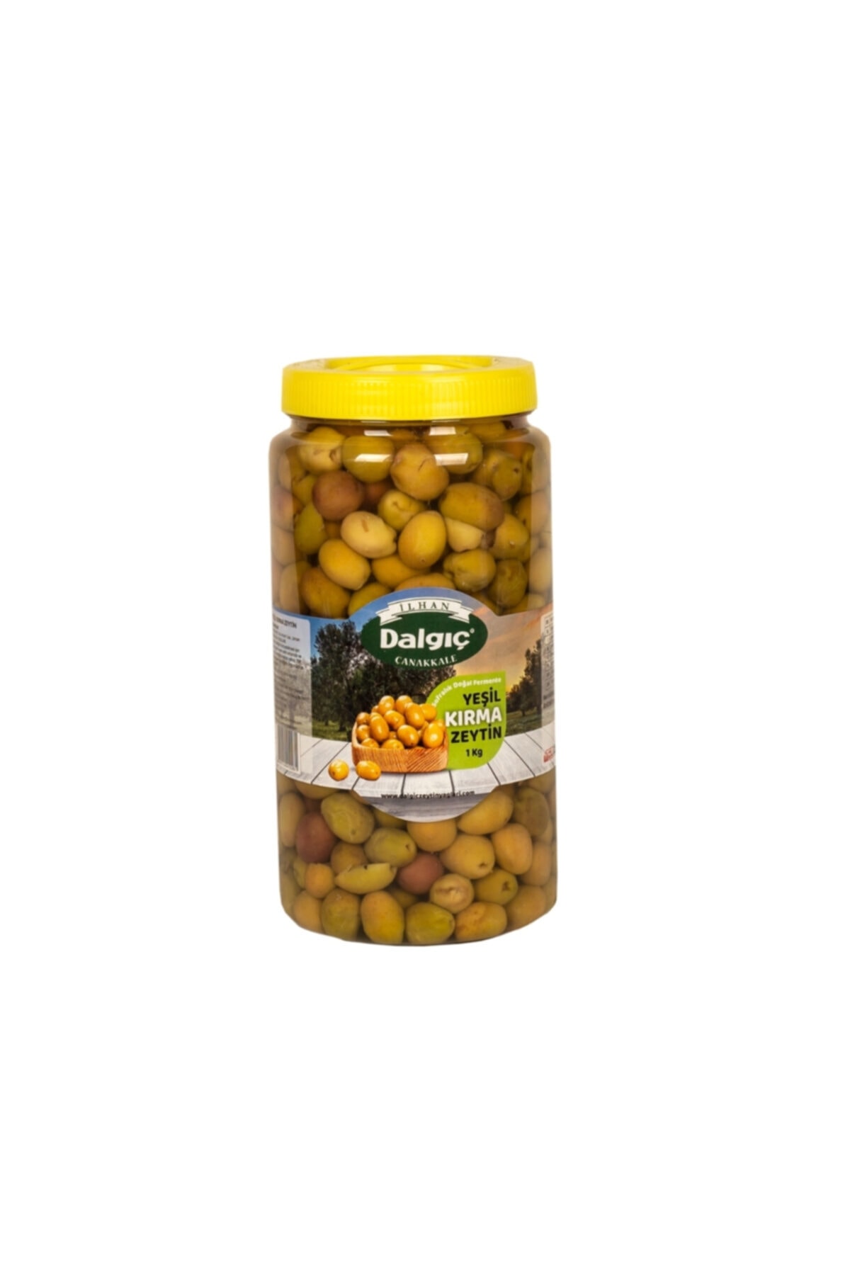 DALGIÇ ZEYTİNYAĞI Yeşil Kırma Zeytin 1 Kg