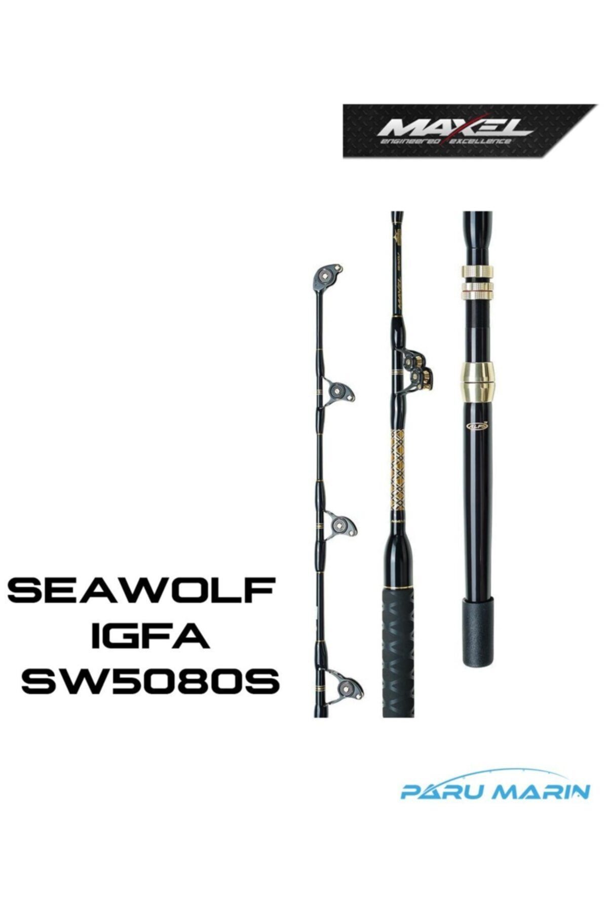 Maxel Seawolf Igfa 177cm - 50-80lbs Trolling Kamışı