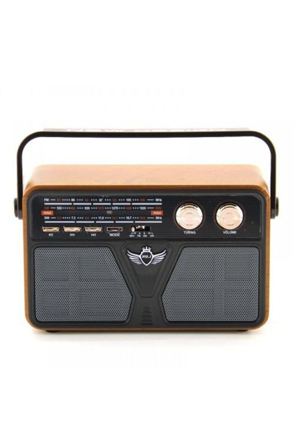 Raicon Model Ahşap Radyo Fm Usb Ve Bluetooth Hoparlör