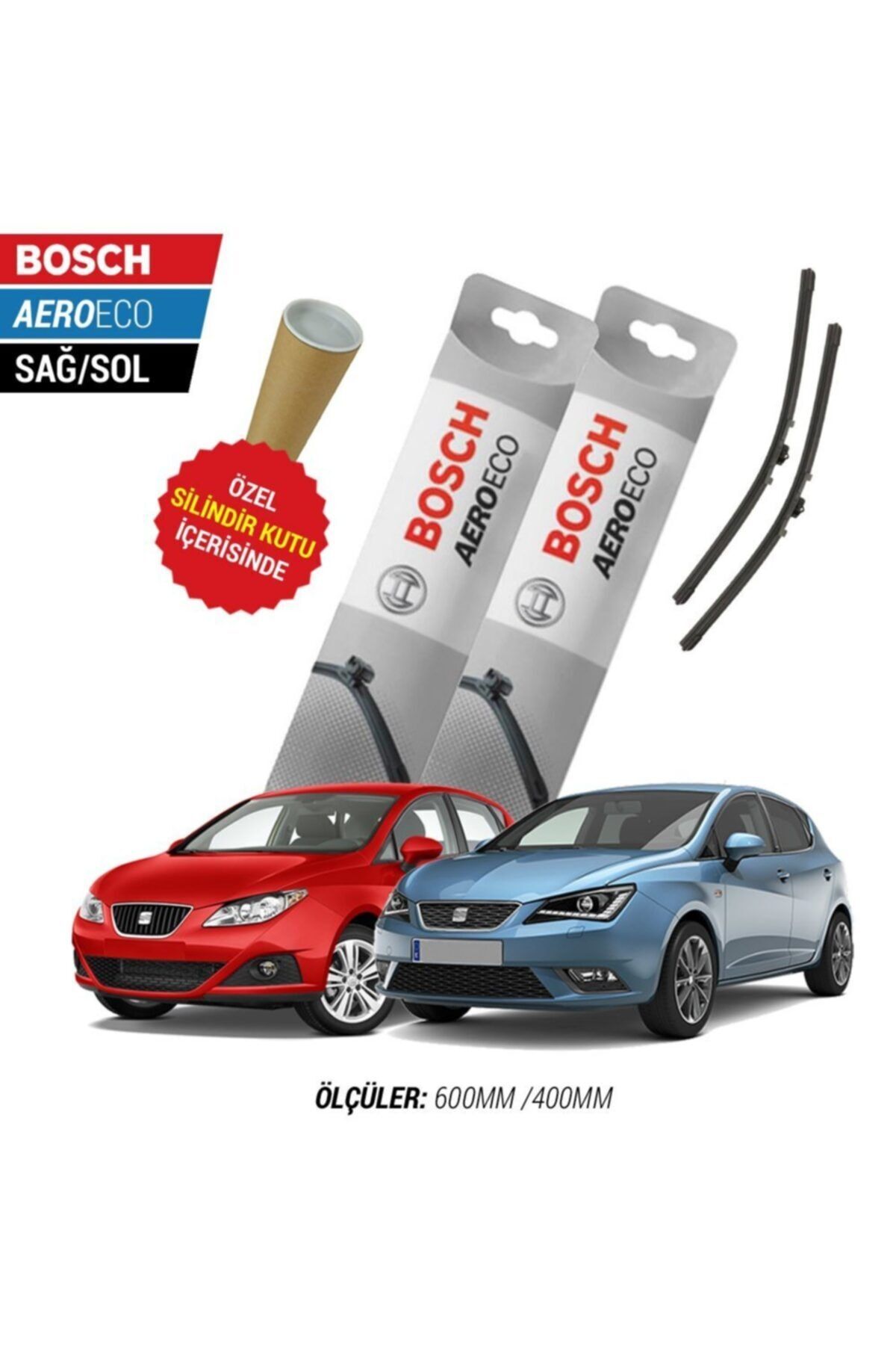 Bosch Seat Ibiza Muz Silecek (2009-2015) Aeroeco