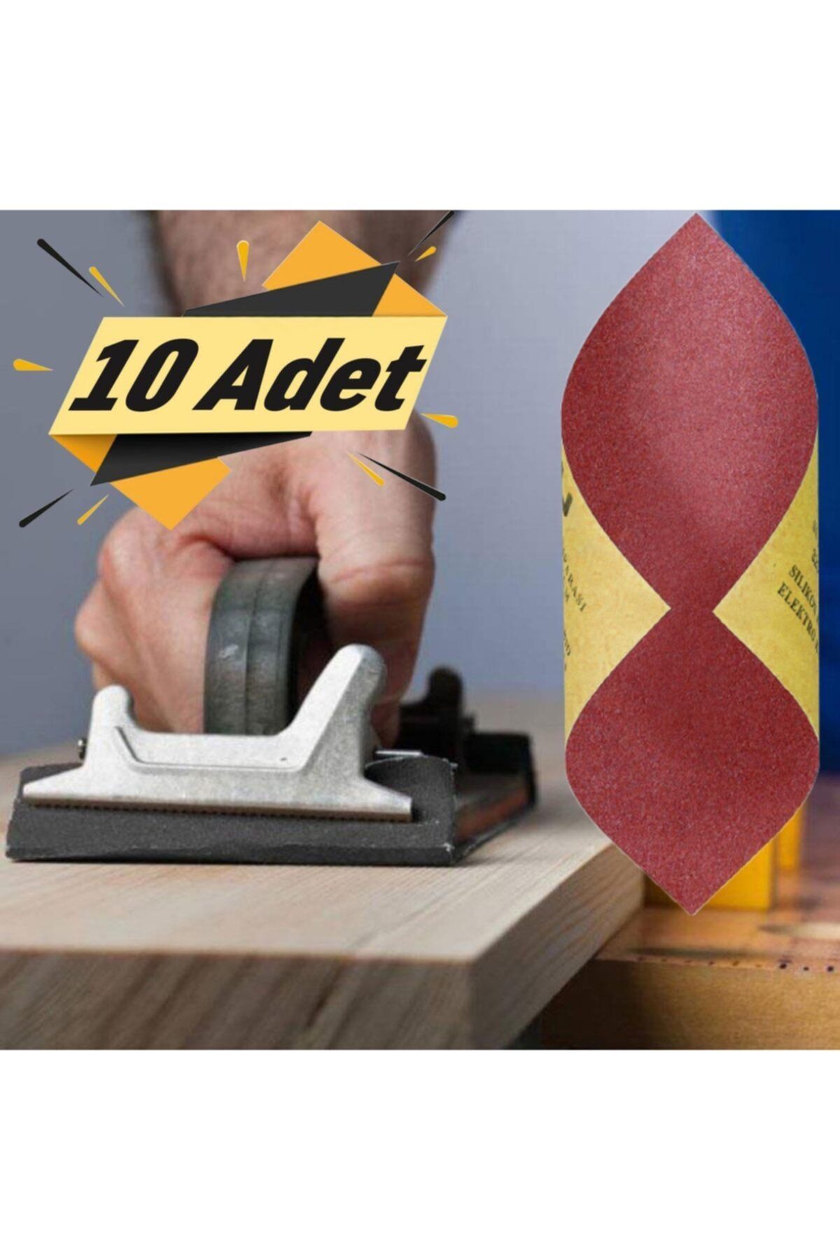 Badem10 Su Zımparası 180 Kum Yumuşak Kağıt Tabaka Sulu Kuru Zımpara 23x28 Cm (10 ADET)