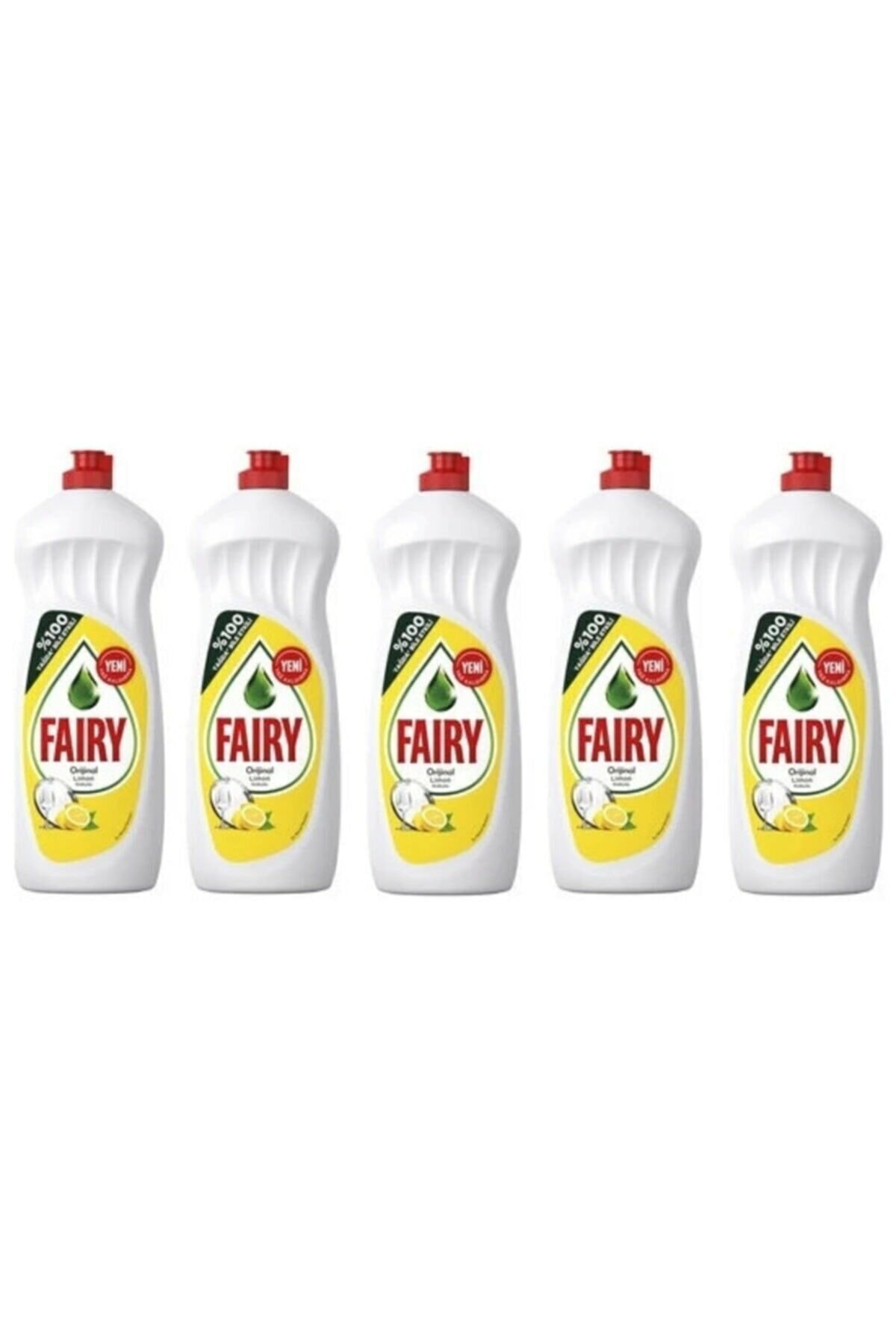 Fairy Limon Sıvı Bulaşık Deterjanı 650 ml X 5'li