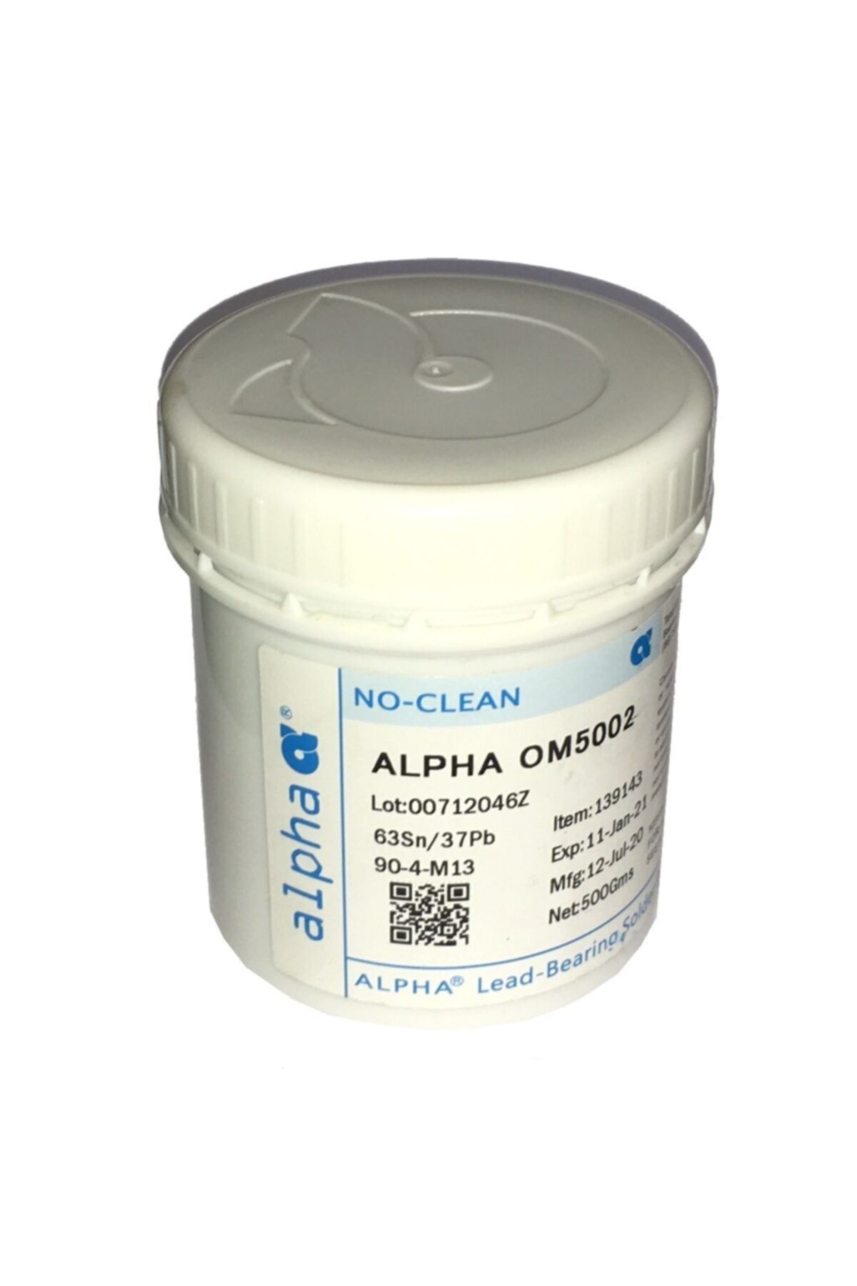 Alpha Om5002 63/37 Kurşunlu Krem Lehim - 500gr