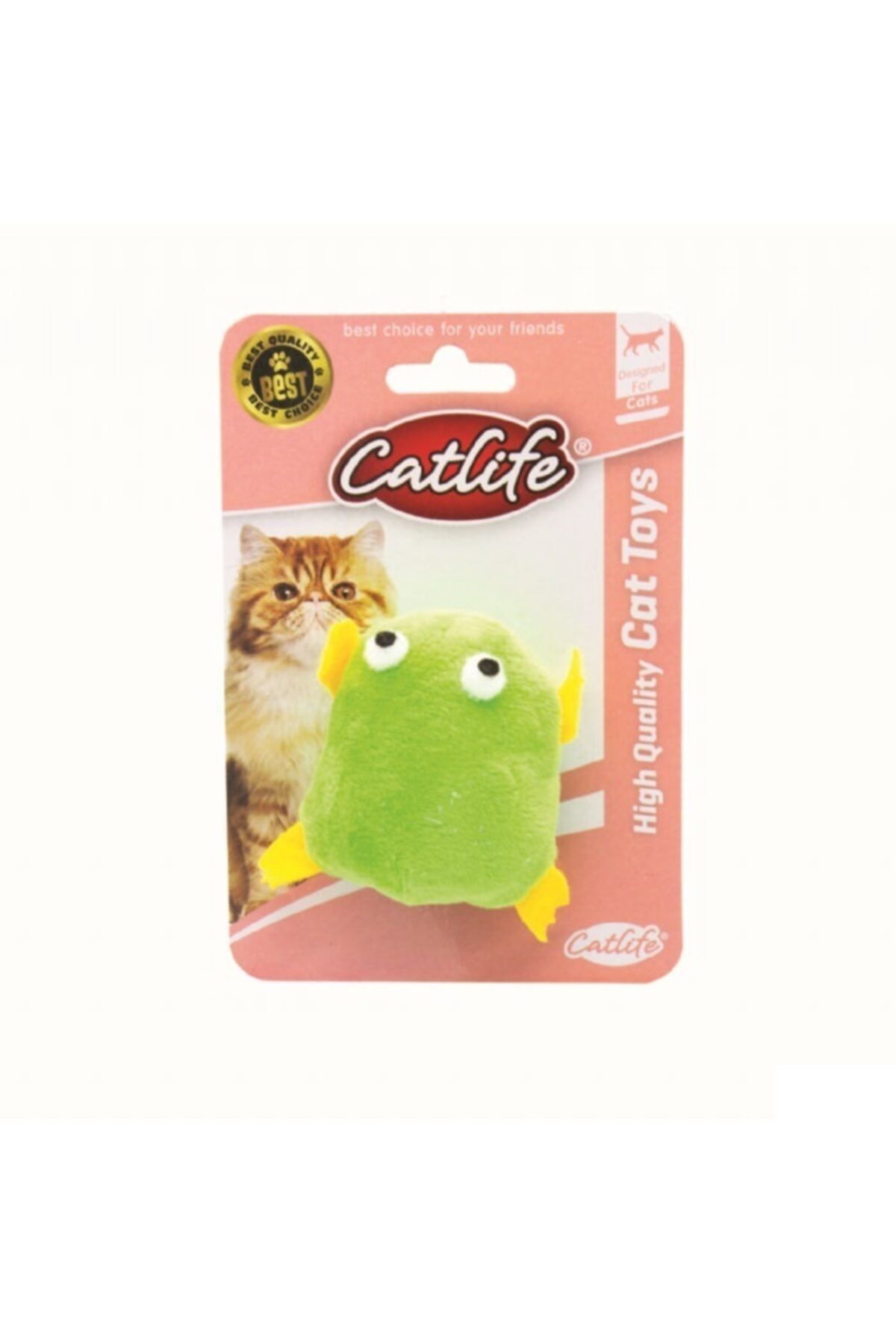 Catlife 203074- Kediler İçin Titreşimli Kurbağa Oyuncak