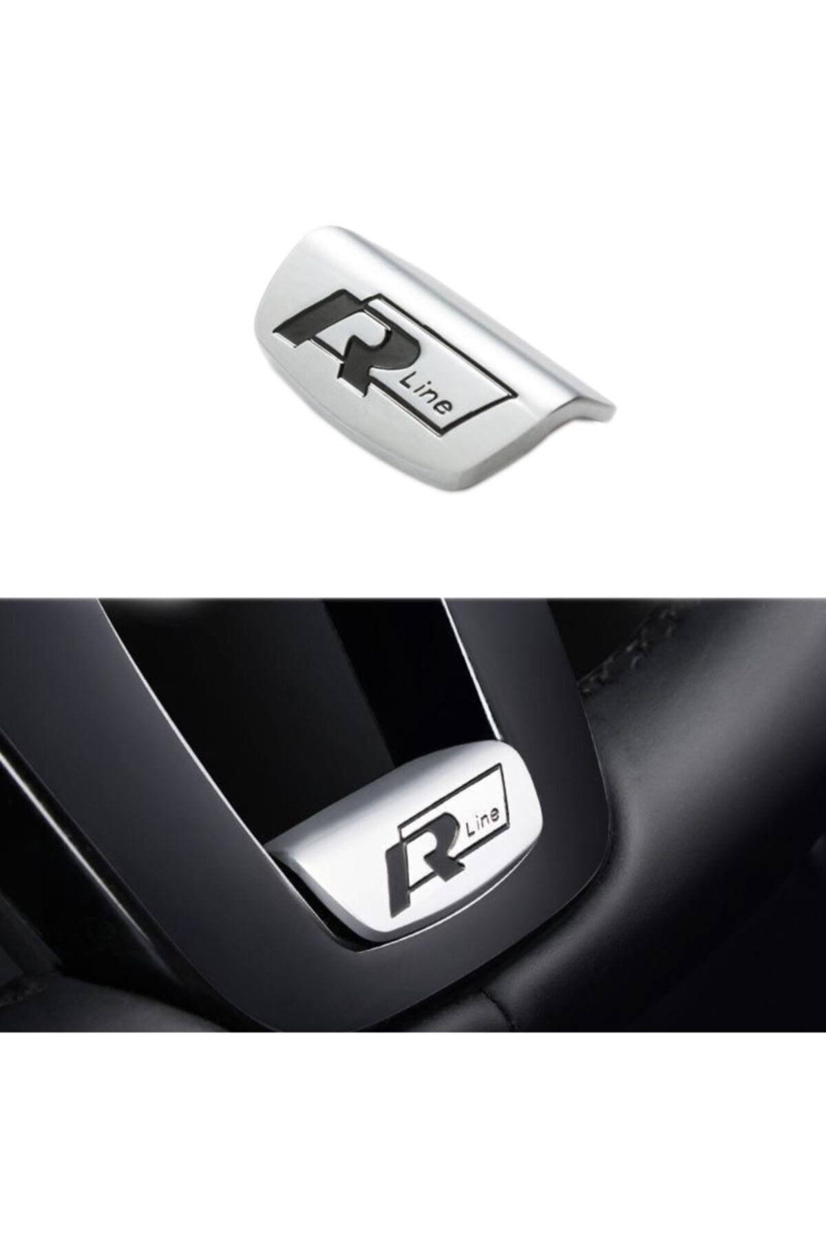YıldızTuning Vw T-roc Uyumlu Rline Direksiyon Logo