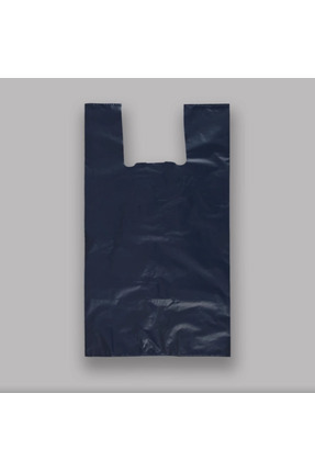 5 Kg Siyah Büyük Boy Atlet Poşet 35x65 Cm | Kalın Ve Dayanıklı Taşıma Poşeti Image 0
