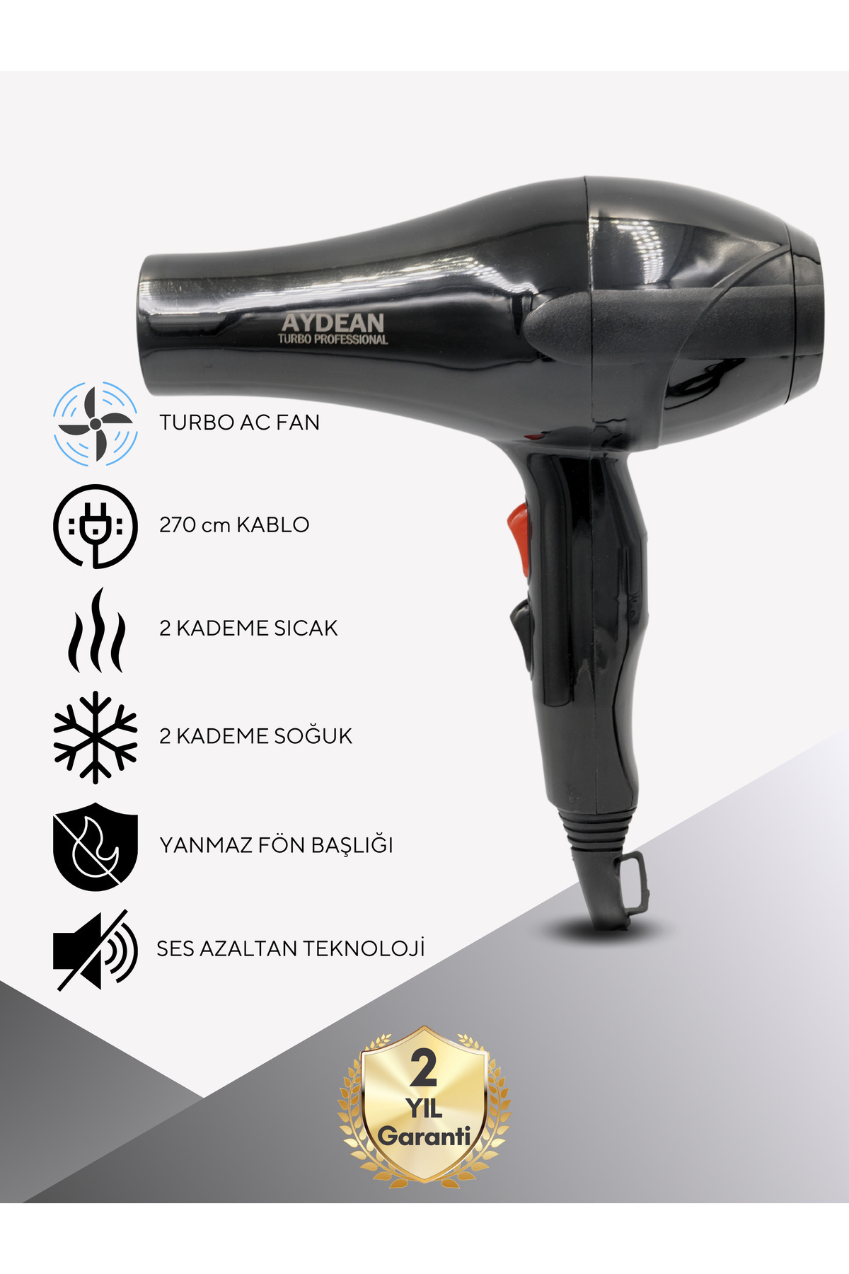 سشوار حرفه ای Xturbo 3500w ساخت آلمان