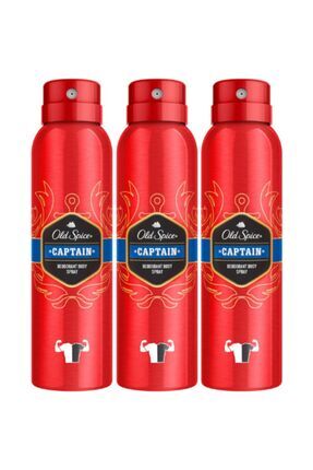 Captain Deodorant Sprey 150 ml 3 Adet Image 0