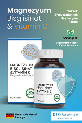 Magnezyum Bisglisinat & Vitamin C Image 0